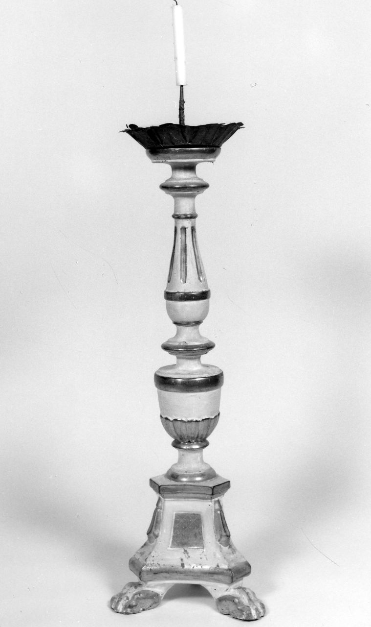 candeliere, serie - bottega fiorentina (prima metà sec. XIX)