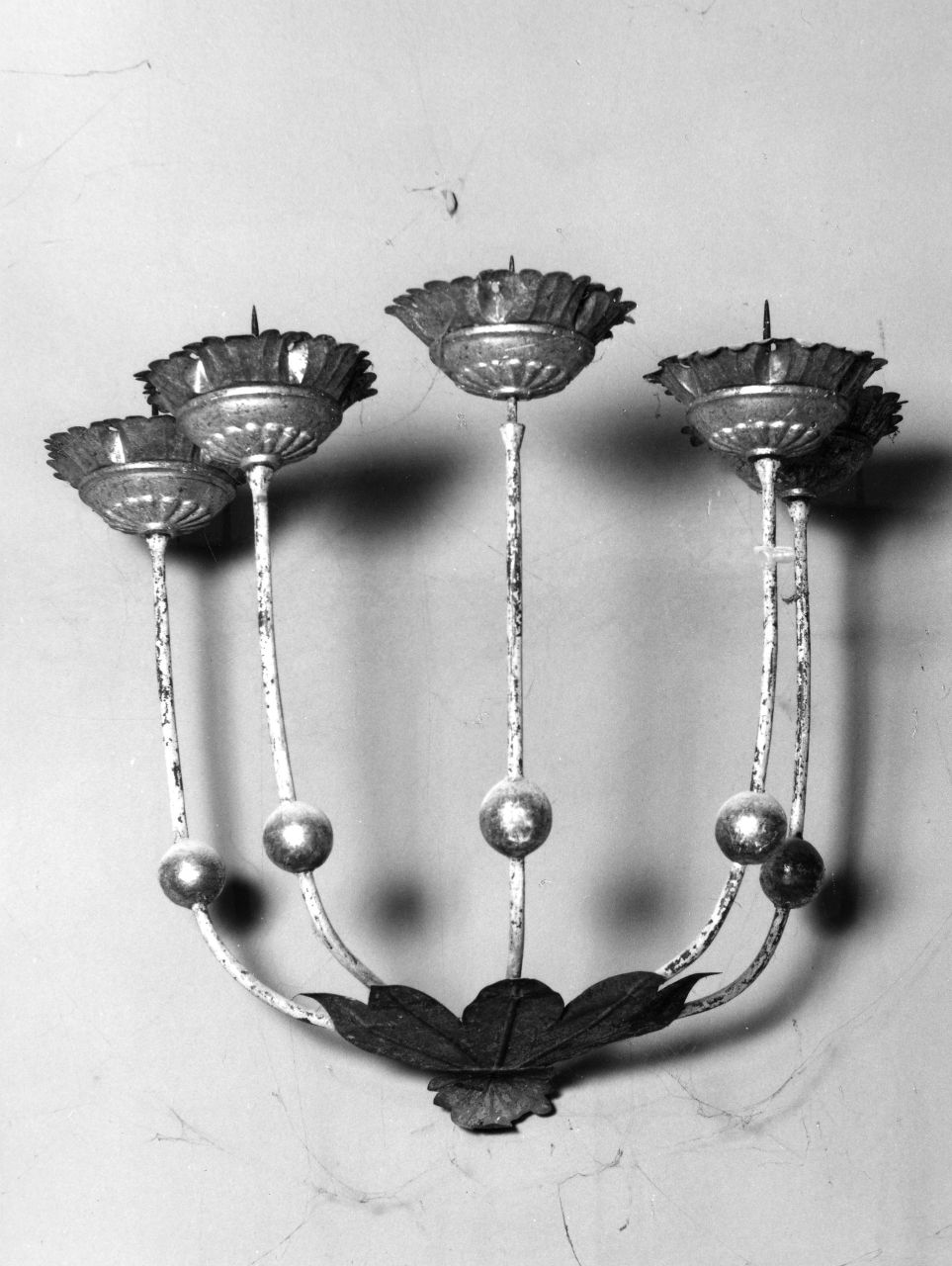 candeliere, serie - bottega fiorentina (secondo quarto sec. XIX)