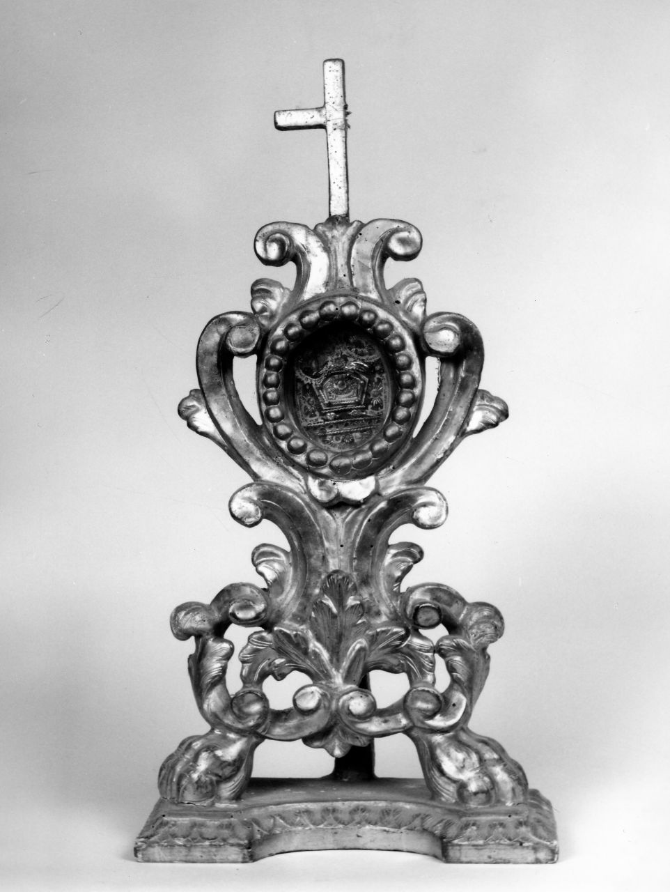 reliquiario - a ostensorio - bottega toscana (seconda metà sec. XVIII)