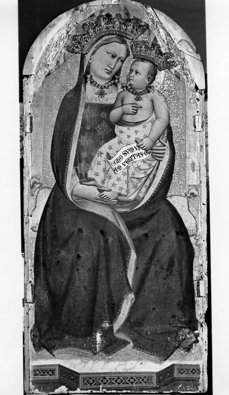 Madonna con Bambino (dipinto) di Gerini Niccolò di Pietro (cerchia) (sec. XIV)