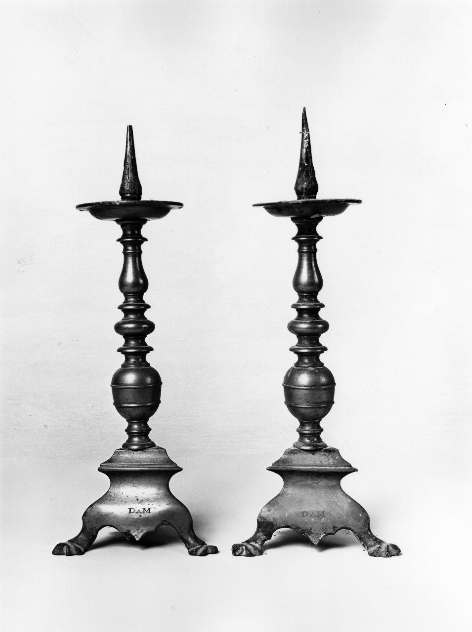 candeliere, serie - bottega toscana (sec. XVIII)