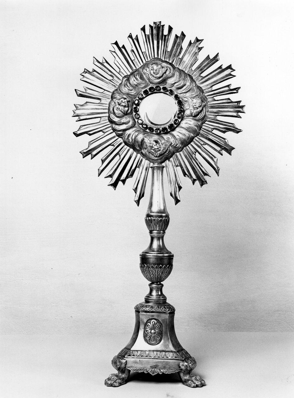 ostensorio - bottega toscana (sec. XIX)