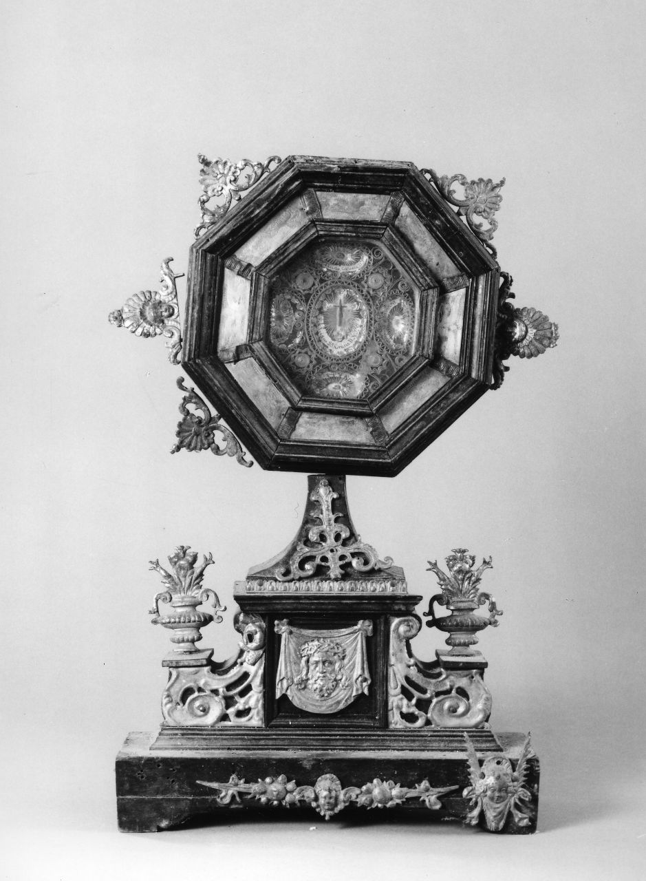 reliquiario - a tabella - bottega toscana (seconda metà sec. XVII)