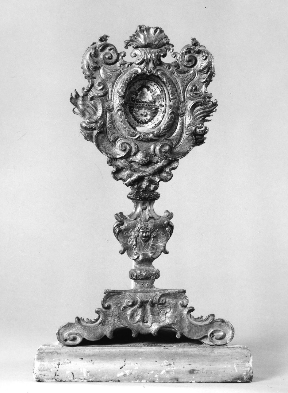 reliquiario - a ostensorio - bottega toscana (seconda metà sec. XVIII)
