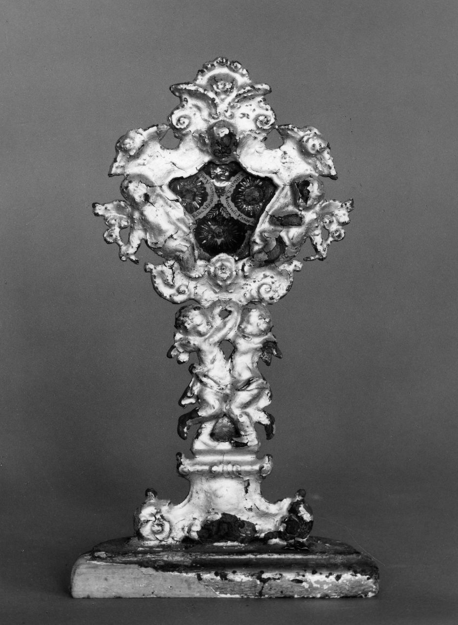 reliquiario - a ostensorio - bottega toscana (seconda metà sec. XVIII)