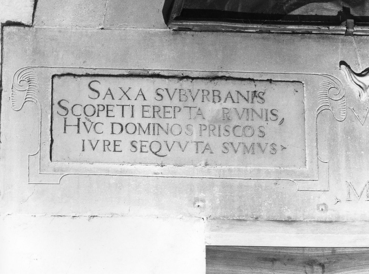 lapide - bottega toscana (sec. XVI)