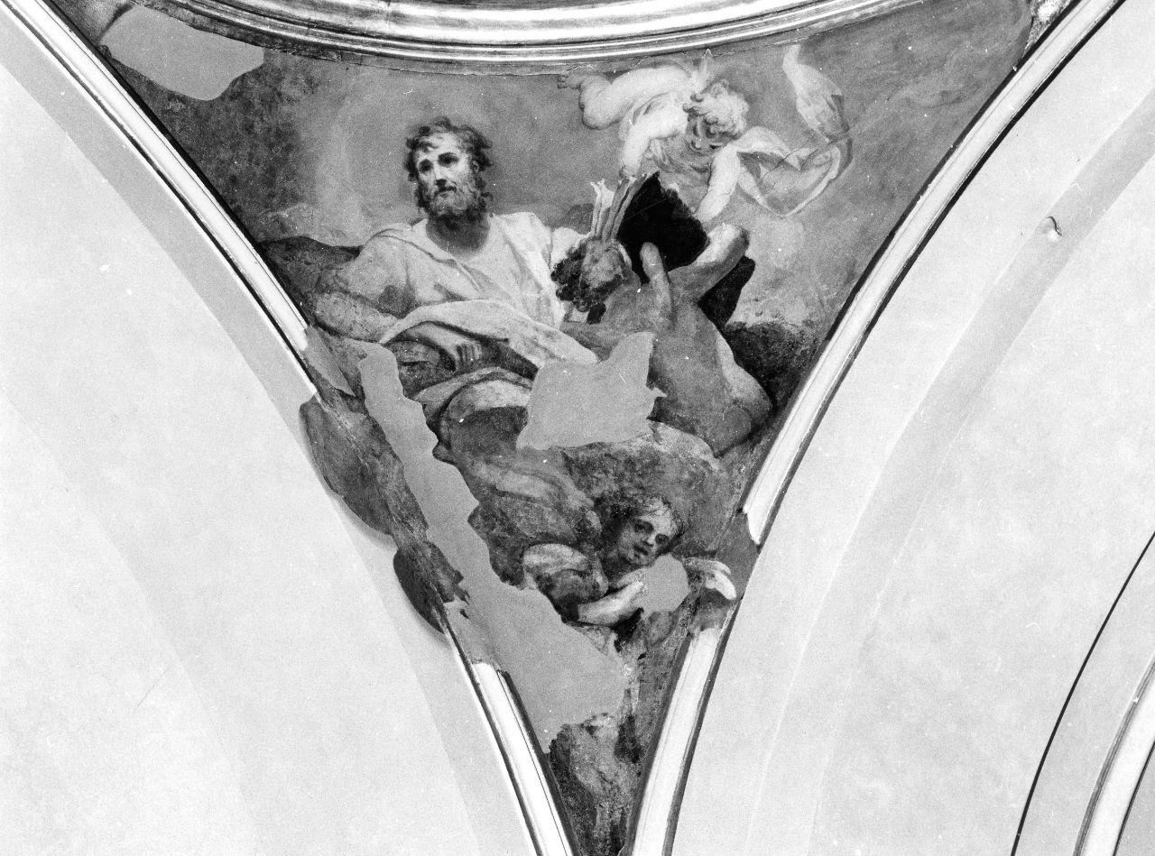 San Matteo Evangelista (dipinto) di Bonechi Matteo (attribuito) (sec. XVIII)