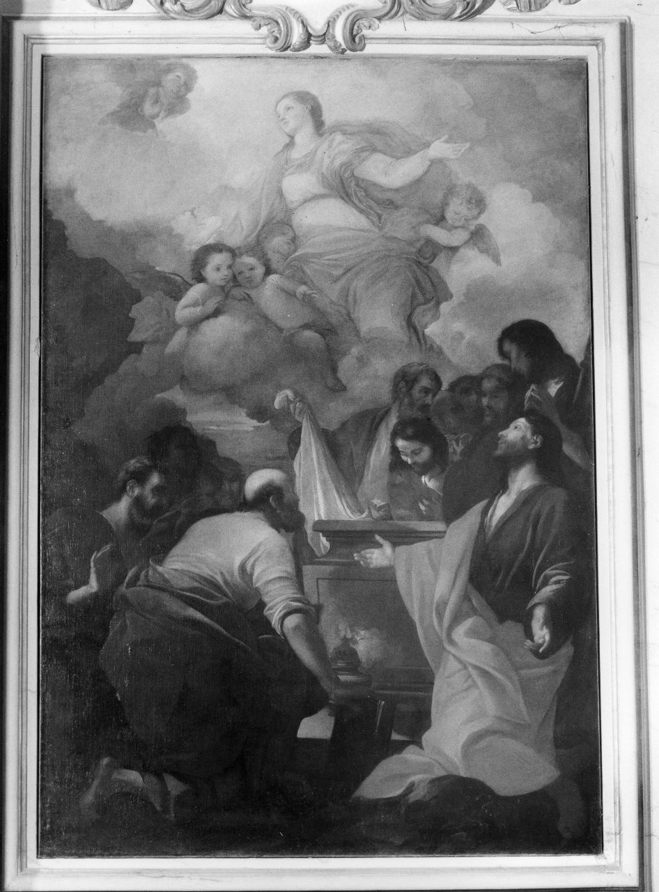 assunzione della Madonna (dipinto) di Gandi Bonaventura (attribuito) (sec. XVIII)