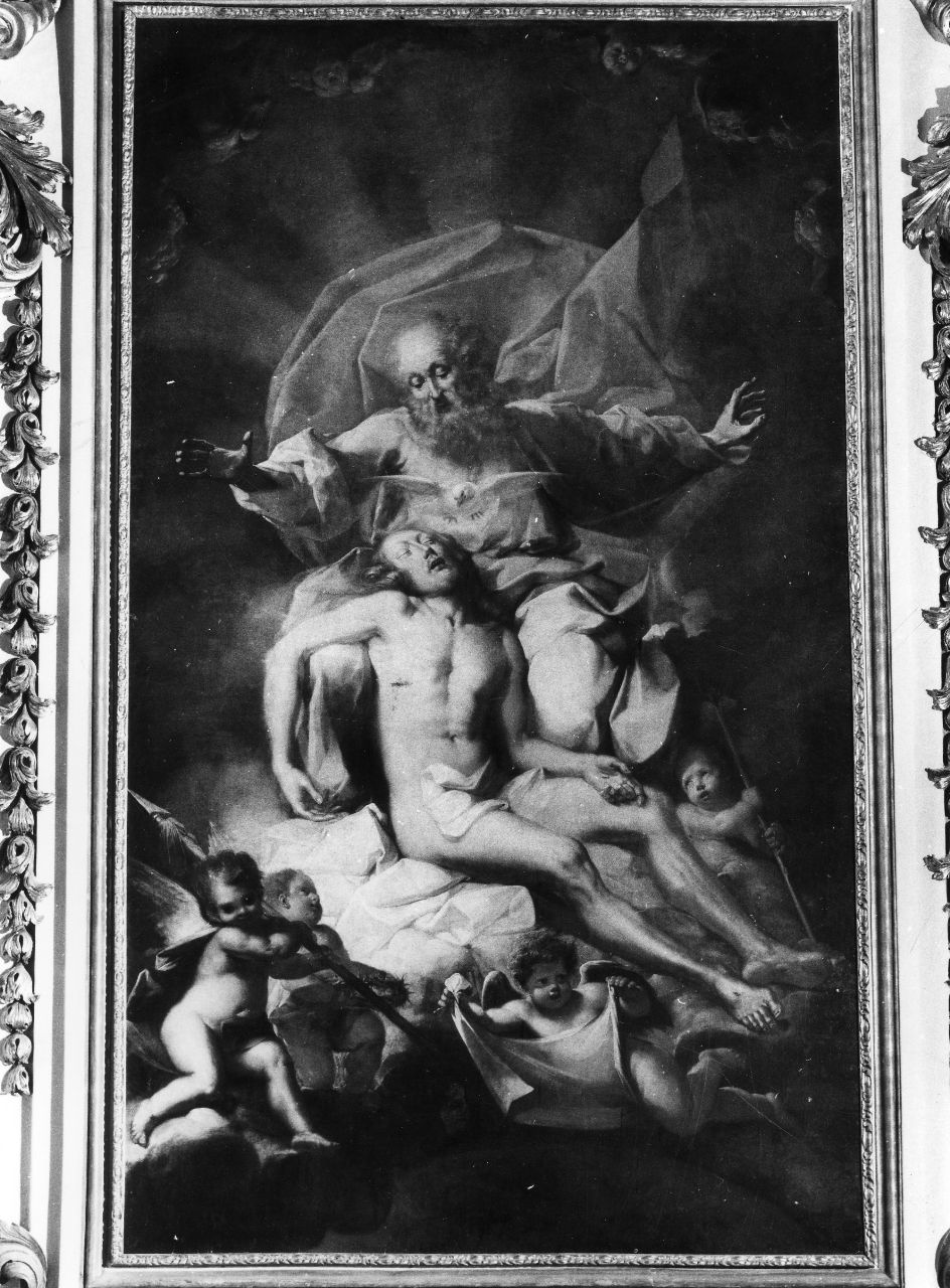 Santissima Trinità (dipinto) di Conti Francesco (attribuito) (sec. XVIII)
