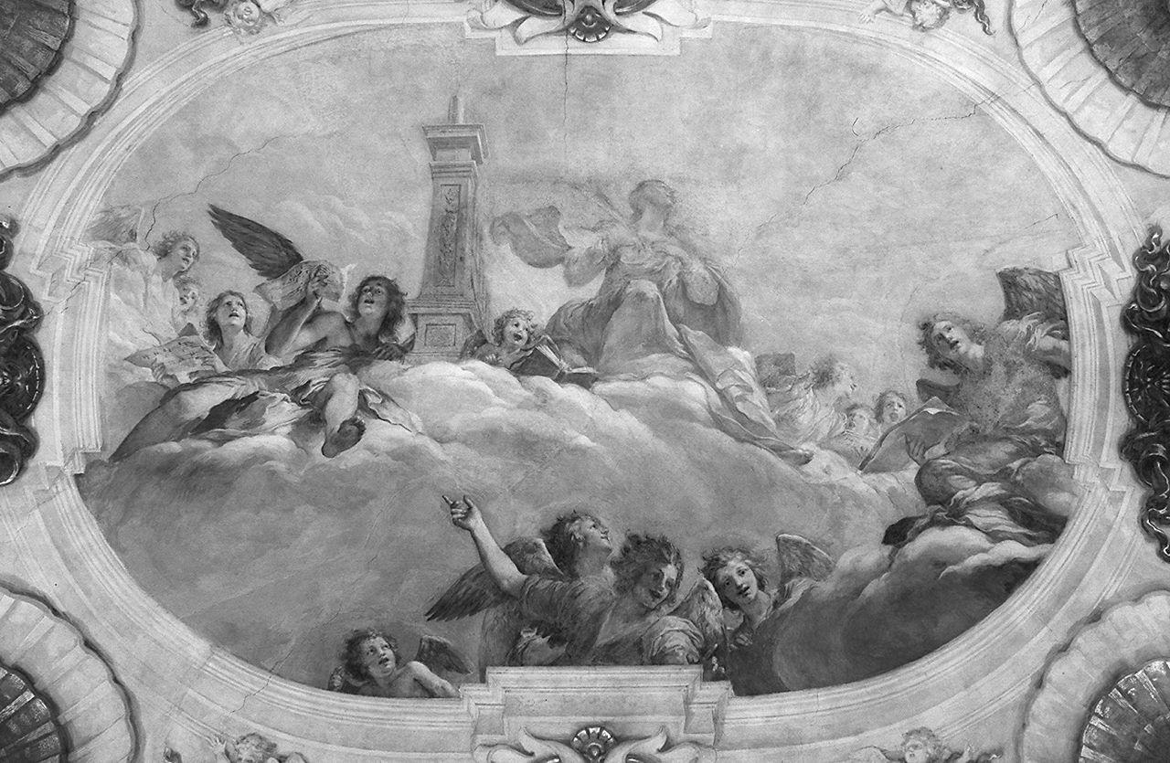 gloria di Santa Cecilia e angeli musicanti (dipinto, ciclo) di Franceschini Baldassarre detto Volterrano (sec. XVII)
