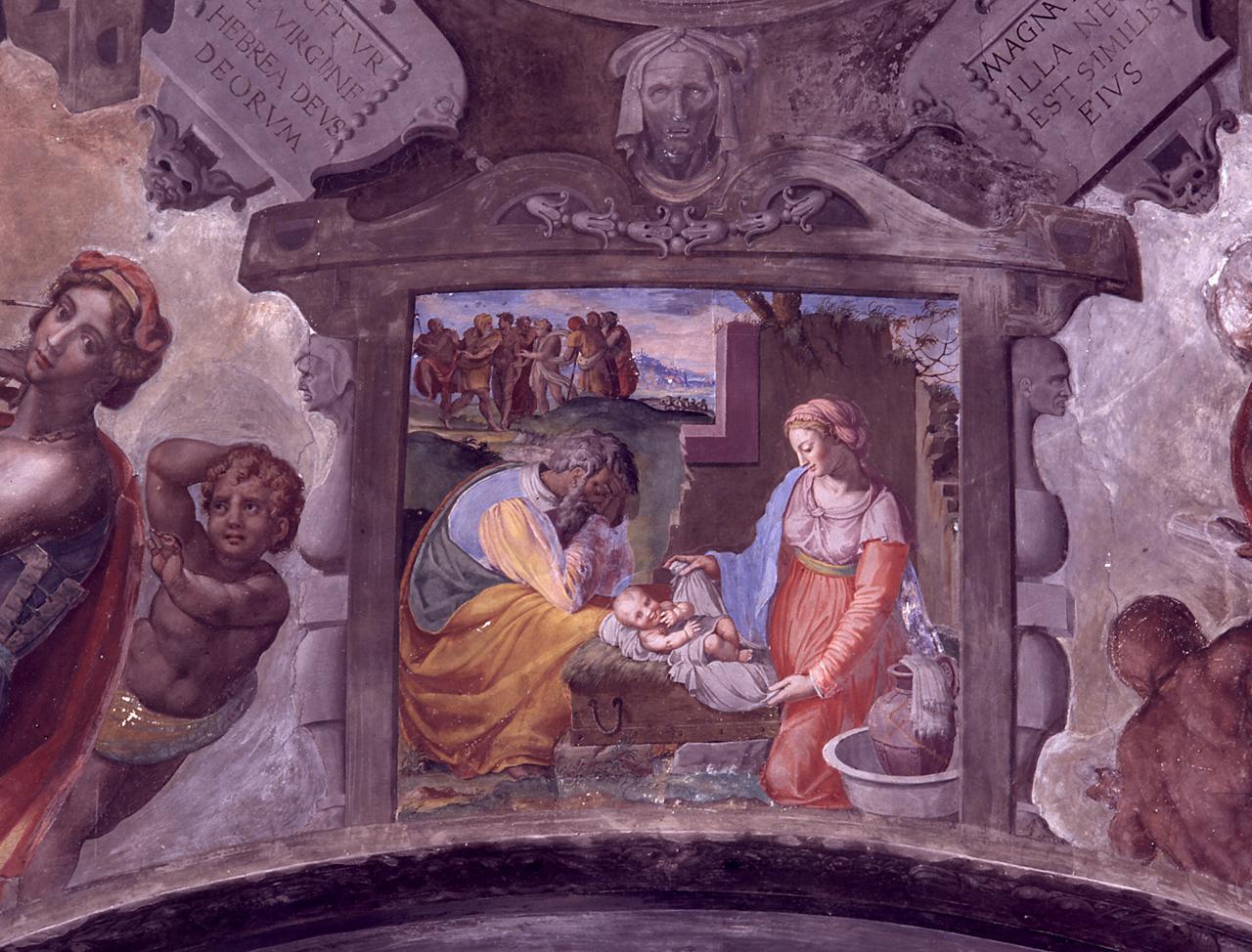 natività di Gesù (dipinto) di Allori Alessandro (sec. XVI)