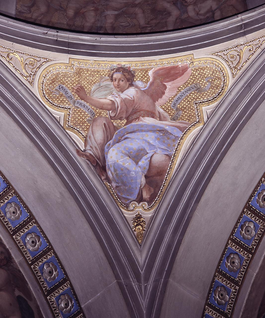 figure allegoriche, angeli (dipinto, ciclo) di Barbatelli Bernardino detto Poccetti (sec. XVII)
