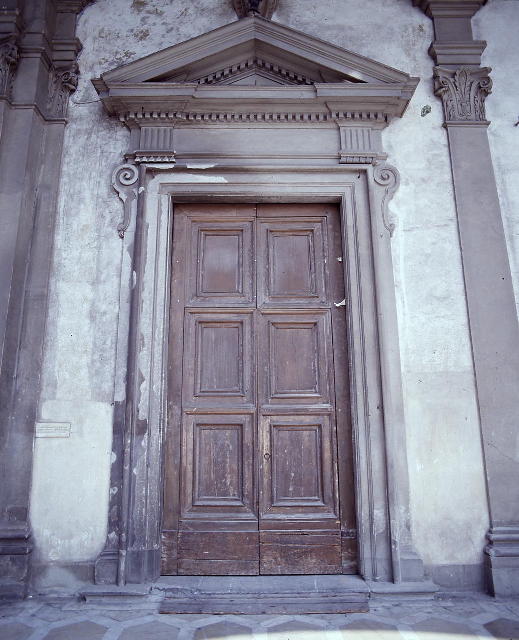 mostra di portale, serie di Caccini Giovan Battista (secc. XVI/ XVII)