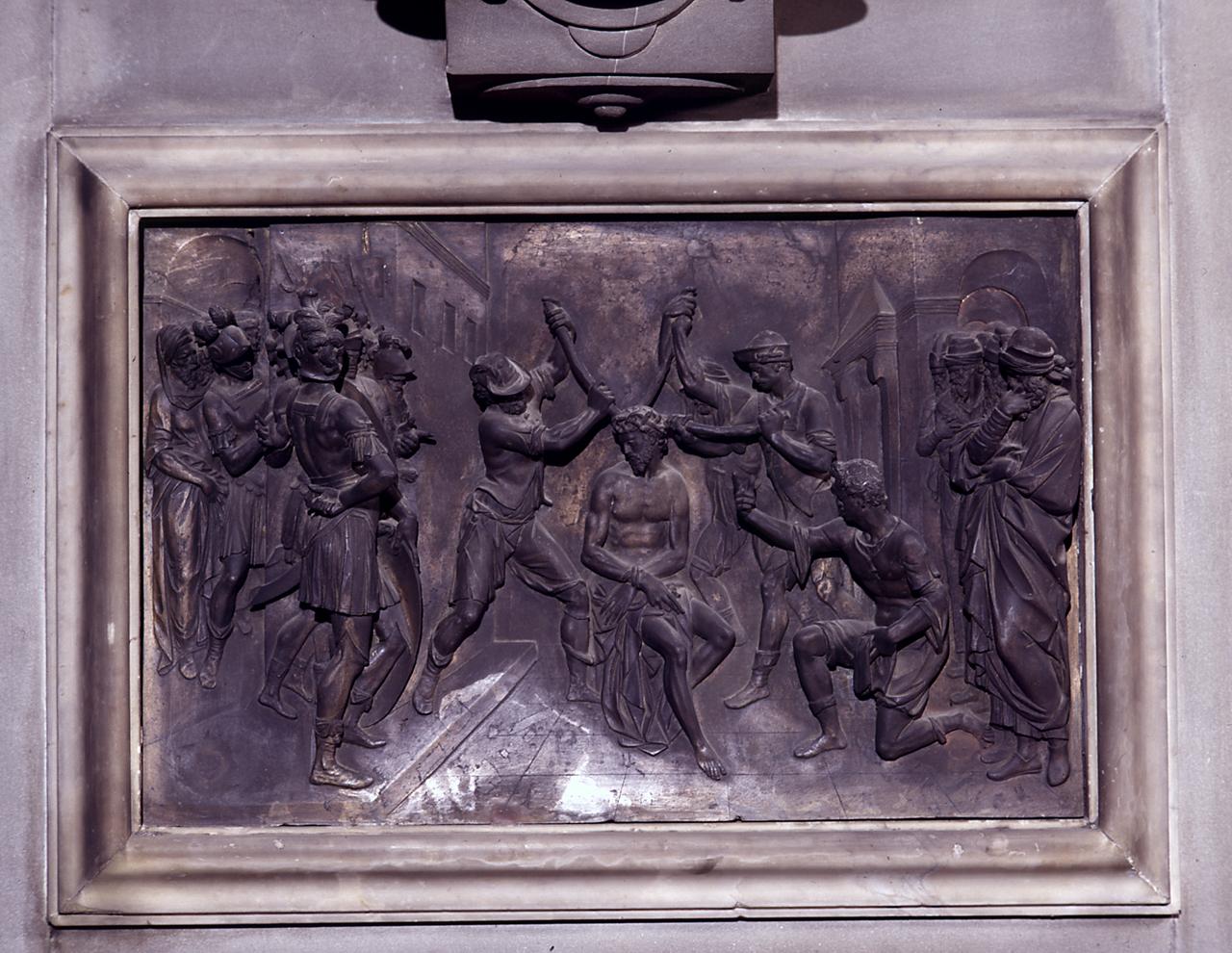 incoronazione di spine (rilievo) di Jean de Boulogne detto Giambologna (e aiuti) (sec. XVI)