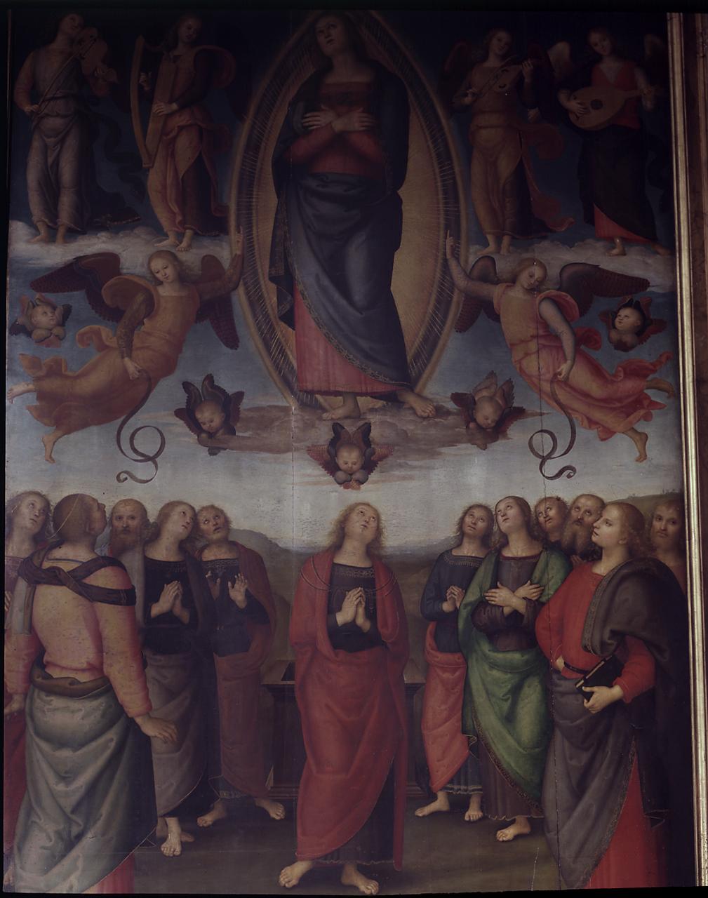assunzione della Madonna (dipinto) di Vannucci Pietro detto Perugino (sec. XVI)