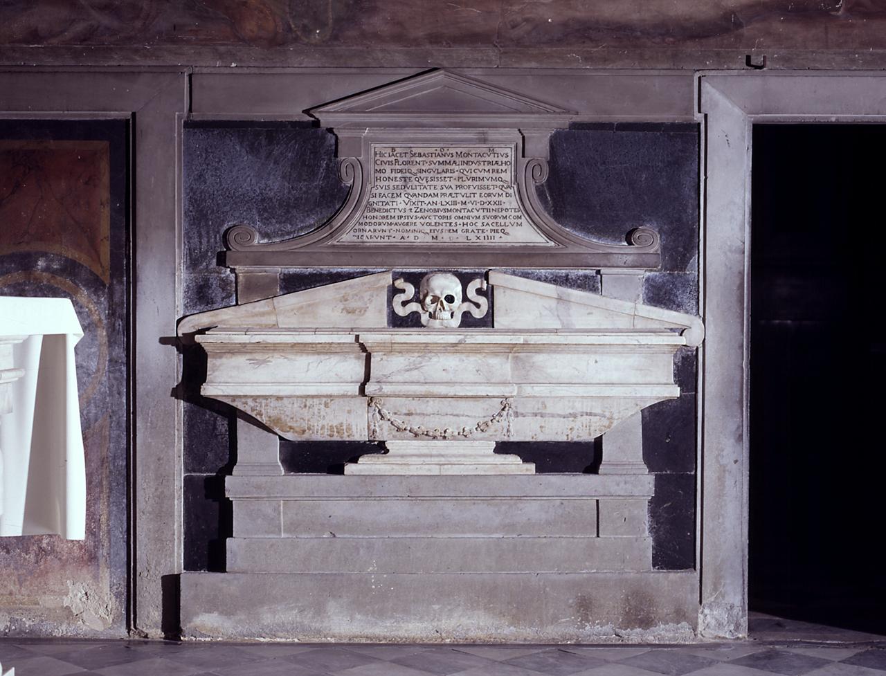 monumento funebre - bottega toscana (sec. XVI)