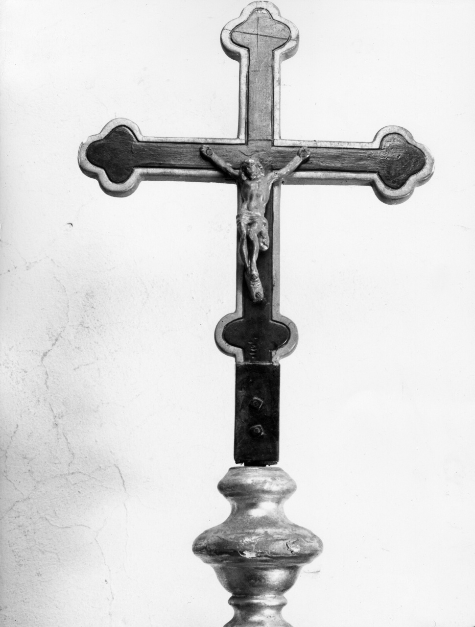 Cristo crocifisso (croce d'altare) - bottega toscana (sec. XIX)