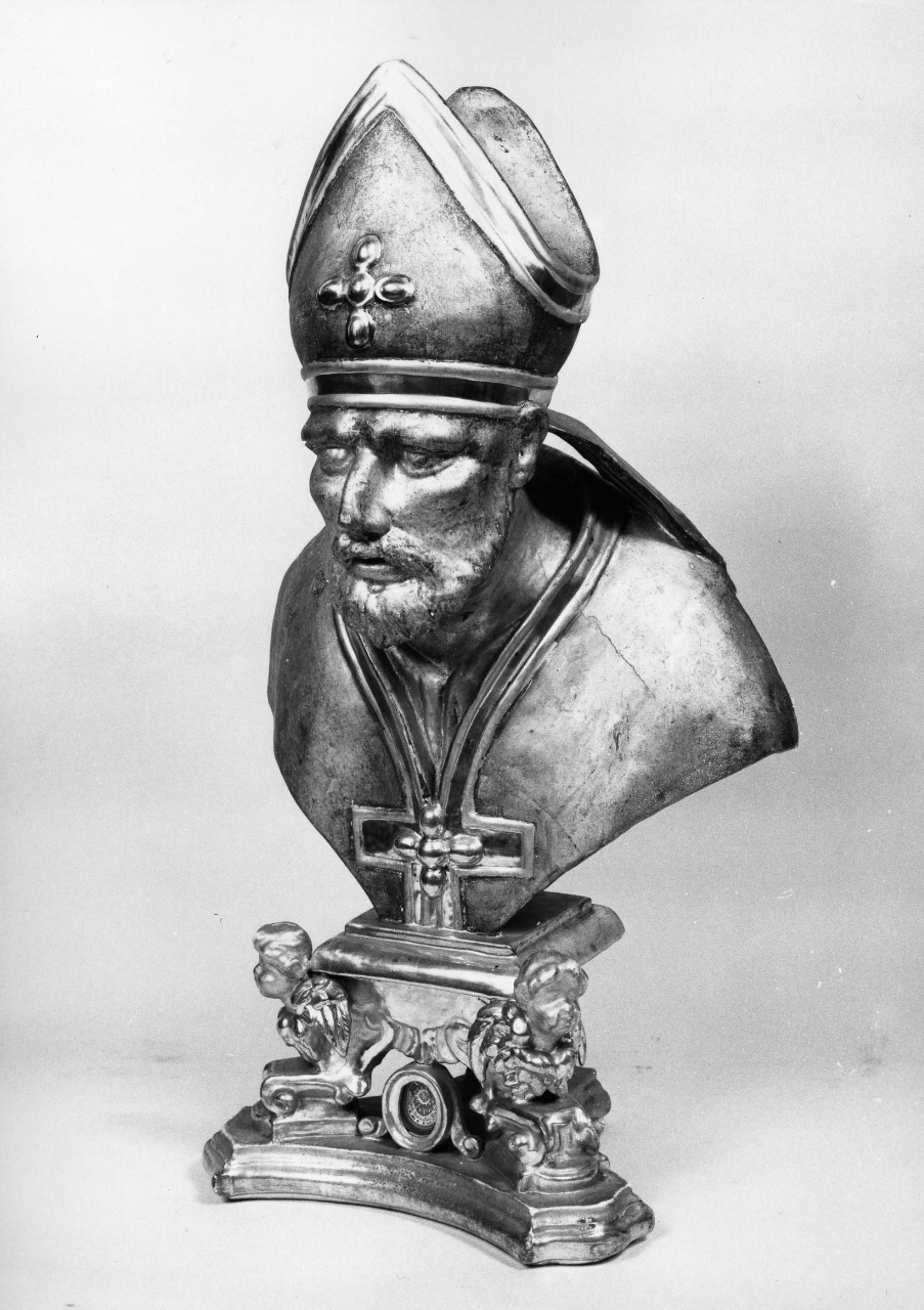 reliquiario - a busto - bottega toscana (fine sec. XVIII)