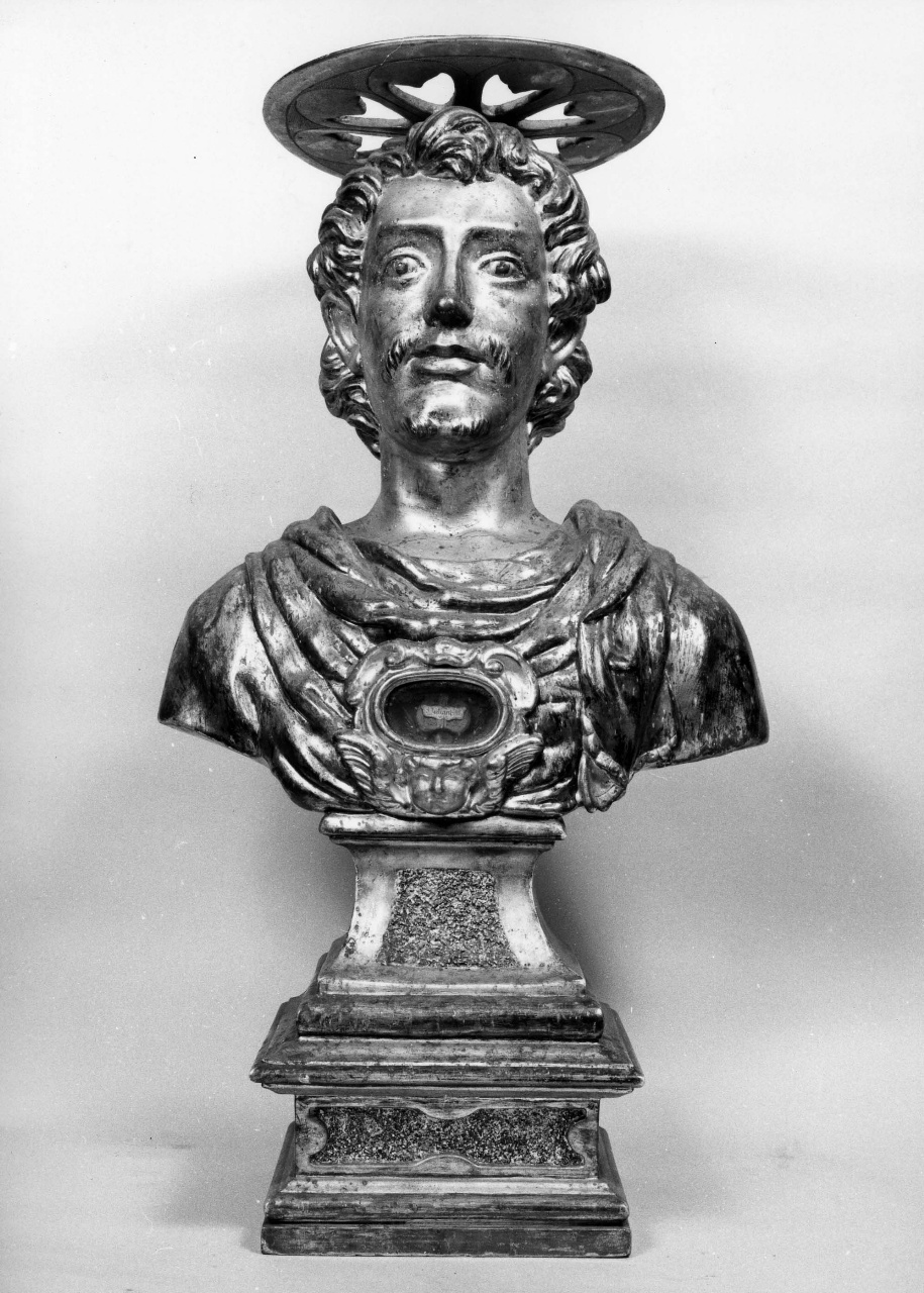 reliquiario - a busto - bottega toscana (fine sec. XVII)