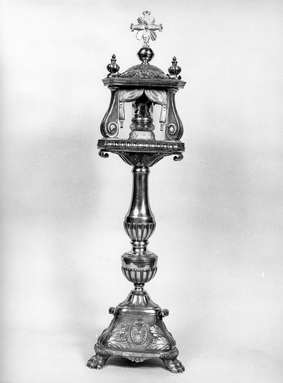 reliquiario - a ostensorio di Guadagni Gaetano (prima metà sec. XIX)