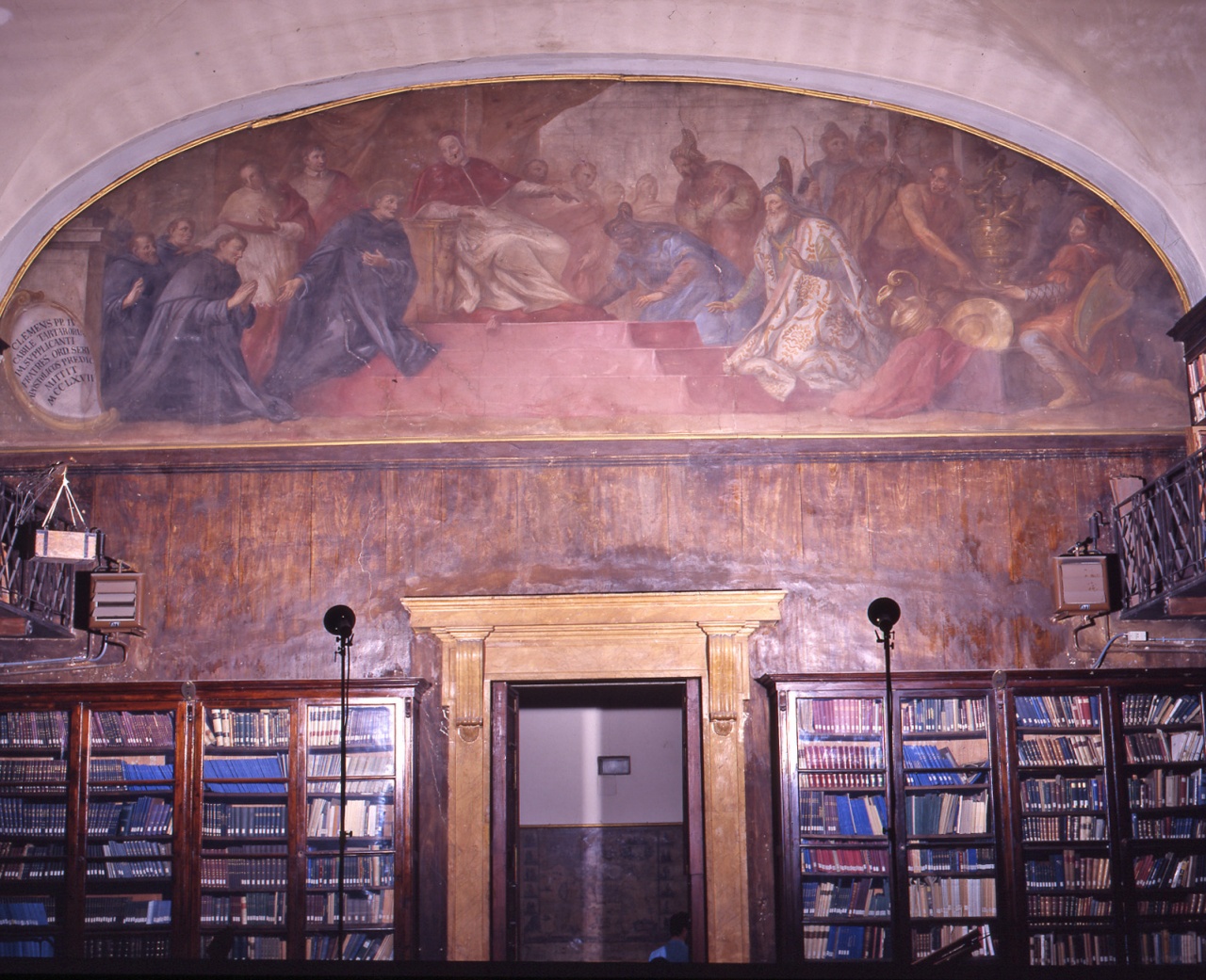 San Filippo Benizi rinuncia al papato (dipinto, ciclo) - ambito fiorentino (fine/inizio secc. XVII/ XVIII)