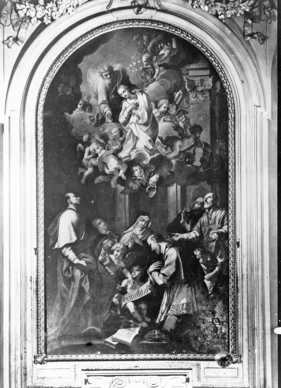 Immacolata Concezione e santi (dipinto) di Puglieschi Antonio (sec. XVIII)