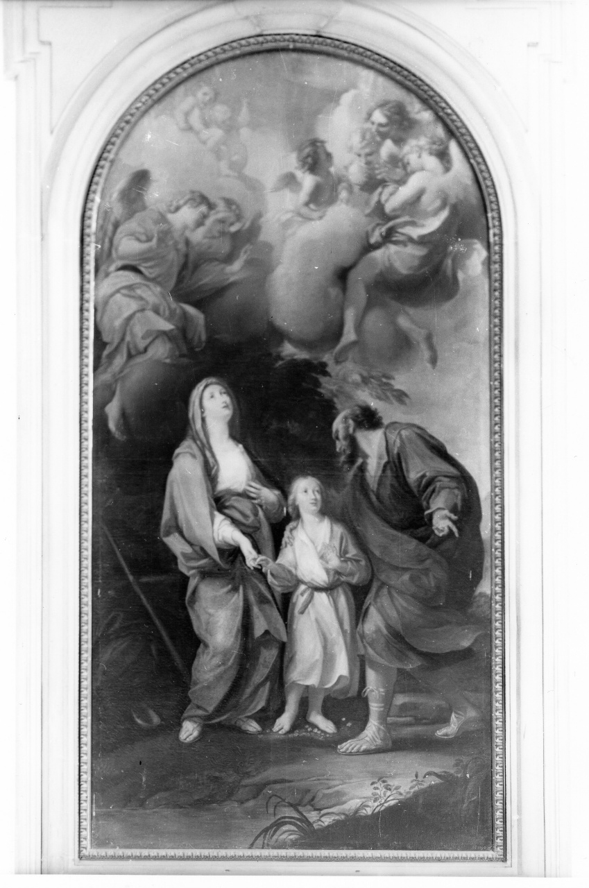 fuga in Egitto (dipinto) di Redi Tommaso (sec. XVIII)