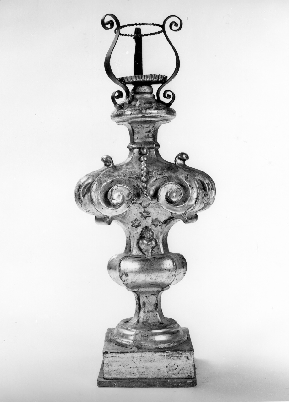 candeliere, serie - bottega toscana (sec. XVIII)