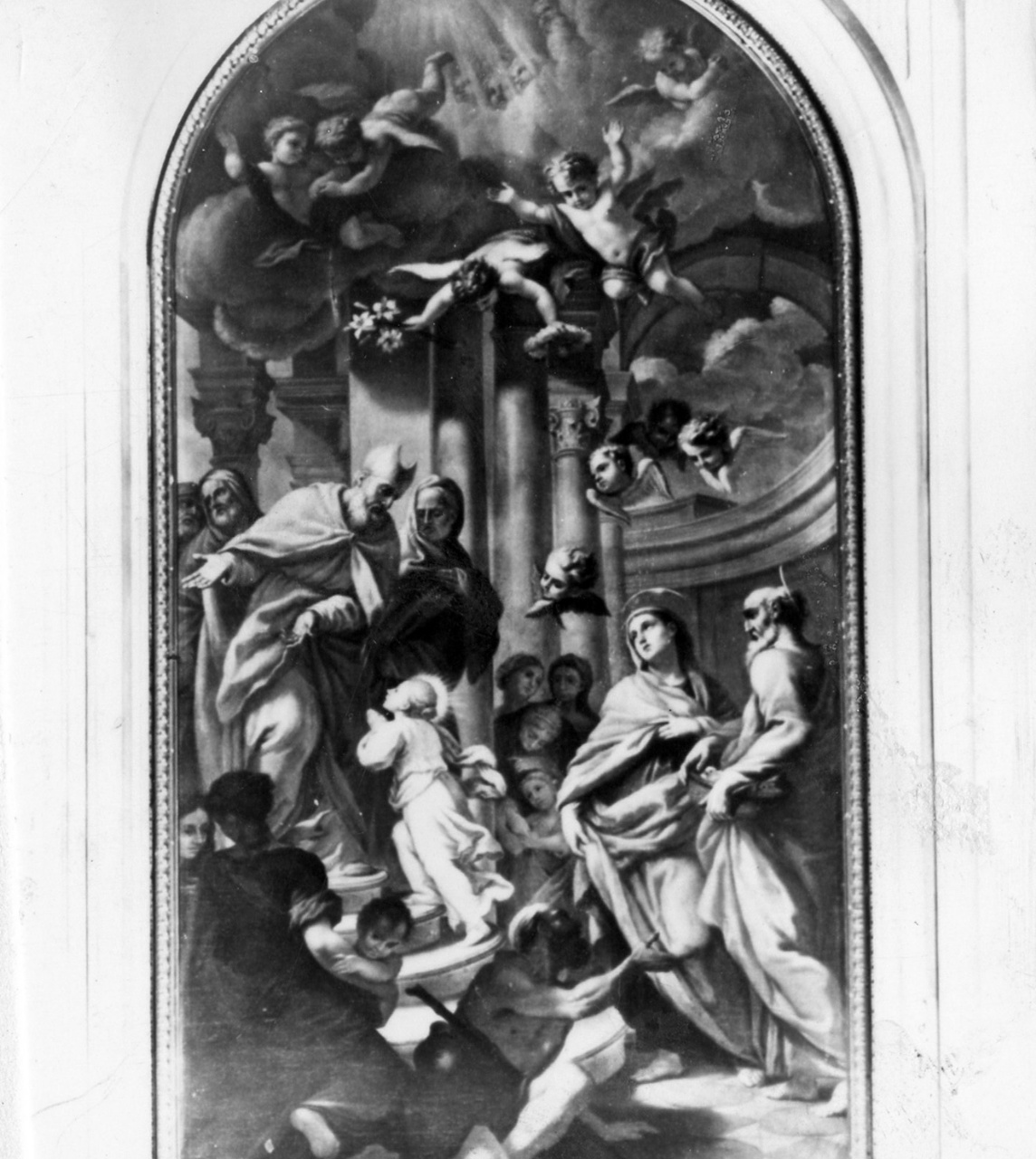 presentazione di Maria Vergine al tempio (dipinto) di Pucci Giovanni Antonio (sec. XVIII)