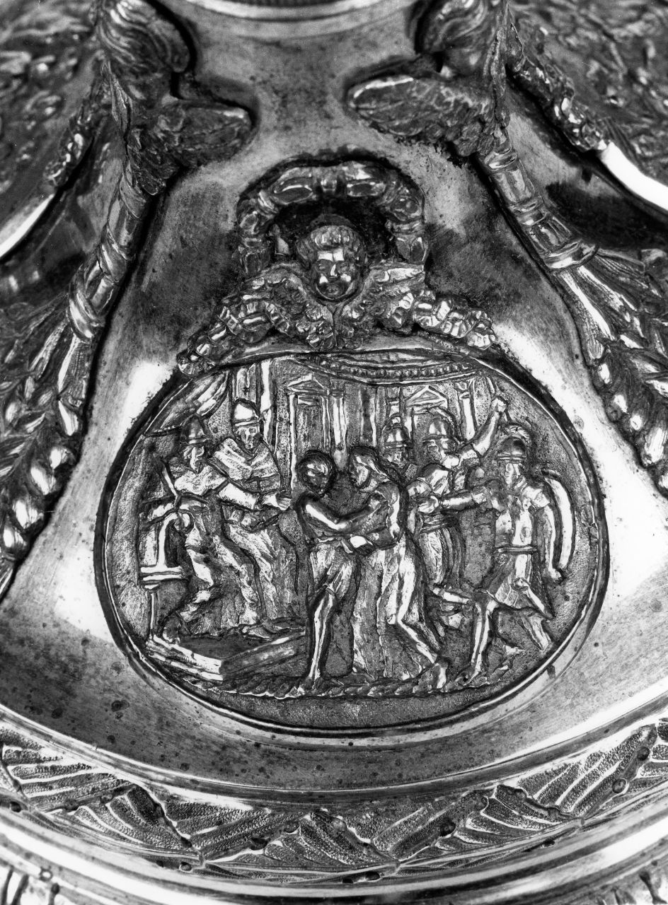 Cristo davanti a Caifa (rilievo) - bottega fiorentina (sec. XIX)