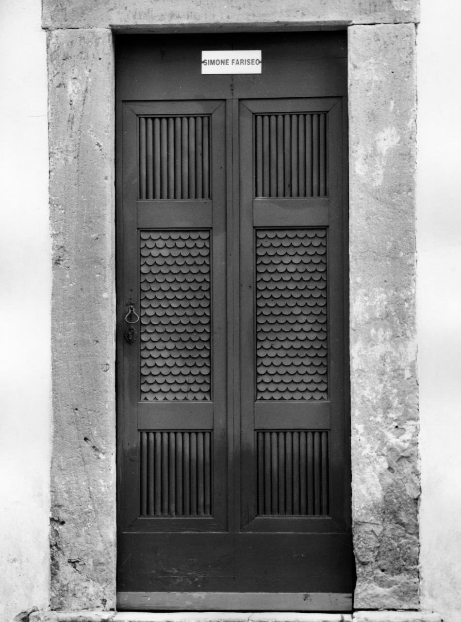 porta - bottega toscana (fine/inizio secc. XVIII/ XIX)