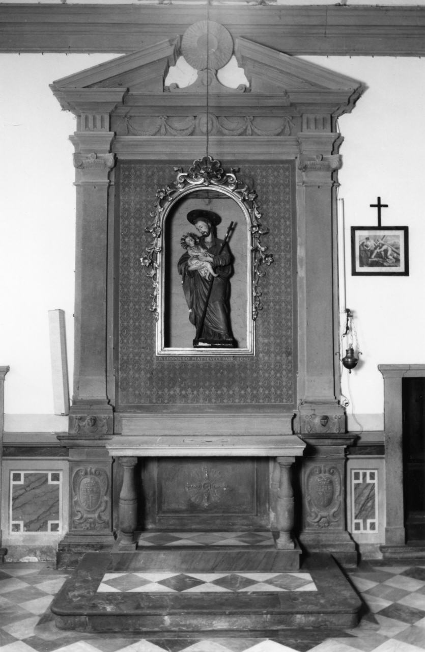 altare - a blocco - produzione toscana (metà sec. XVII)