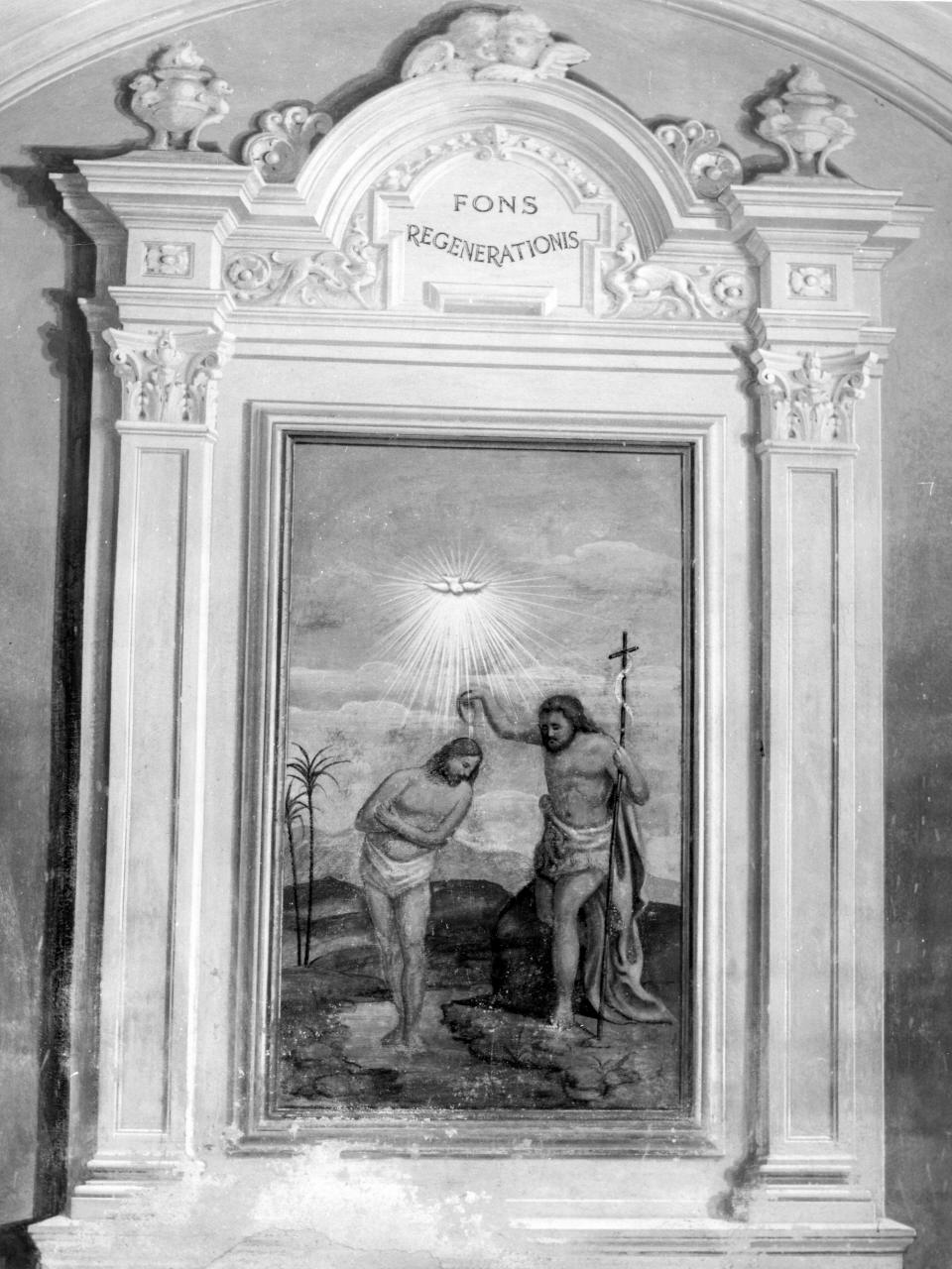 battesimo di Cristo (dipinto) - ambito toscano (prima metà sec. XVI)