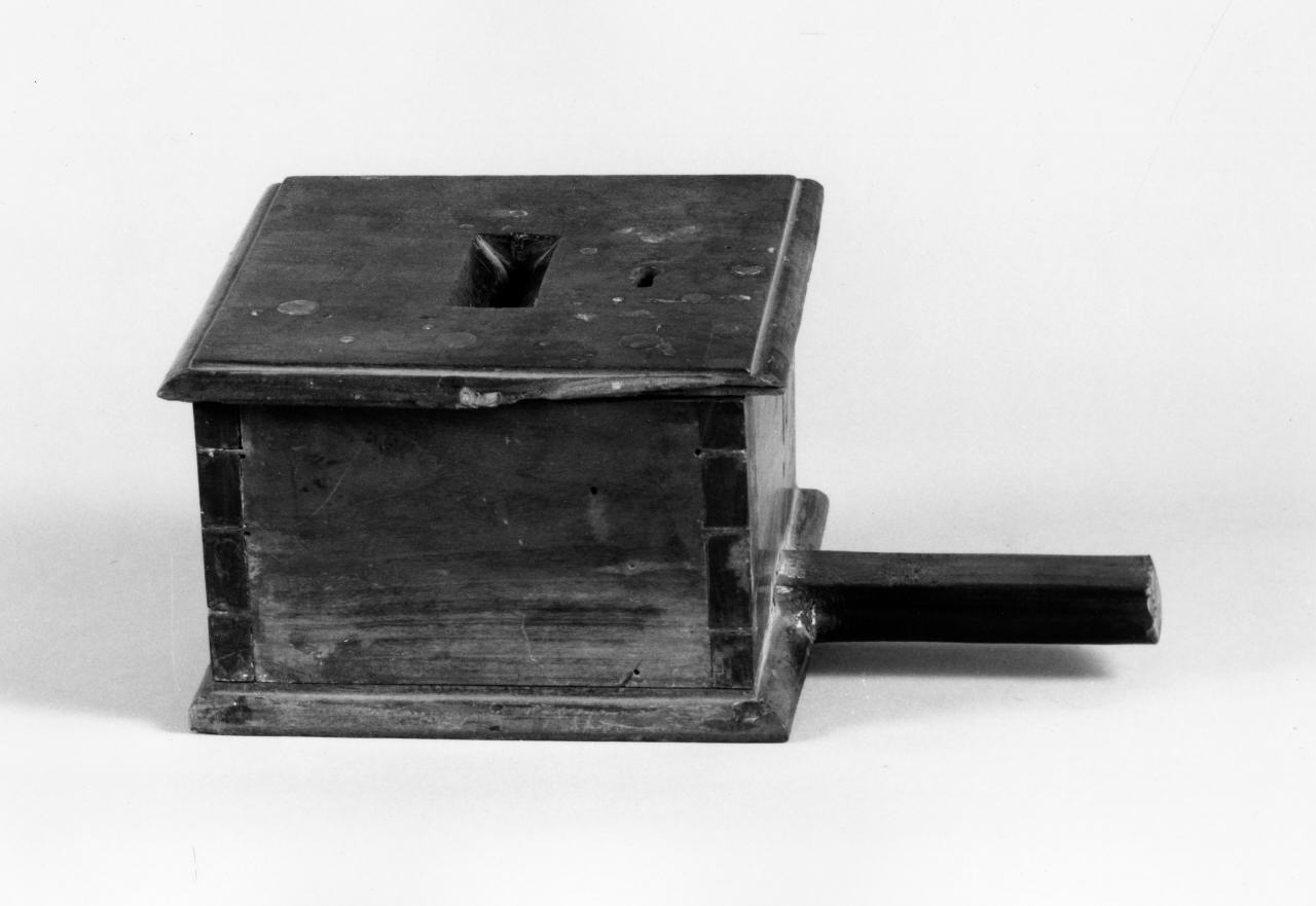 cassetta per elemosine - produzione toscana (sec. XIX)