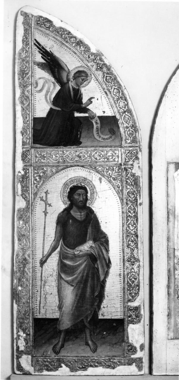 San Giovanni Battista e San Gabriele Arcangelo (dipinto) di Mariotto di Nardo (inizio sec. XV)