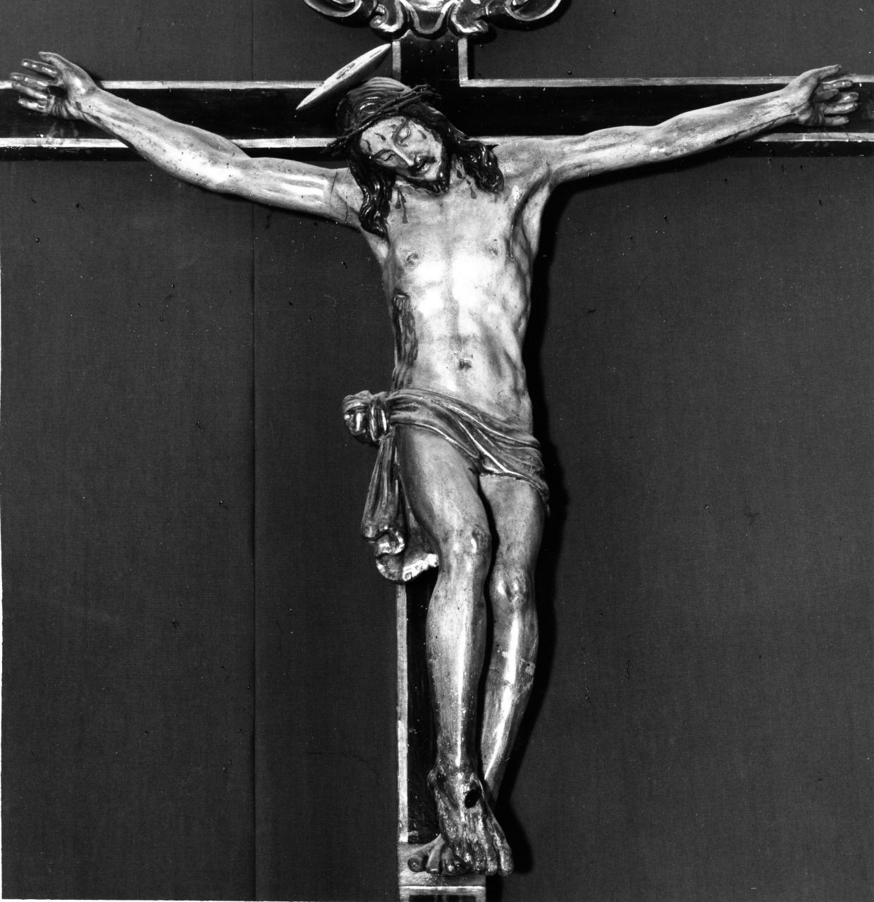 Cristo crocifisso (crocifisso) - produzione toscana (metà sec. XVIII)