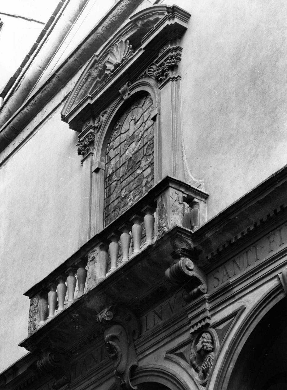 mostra di finestrone di Silvani Gherardo (metà sec. XVII)