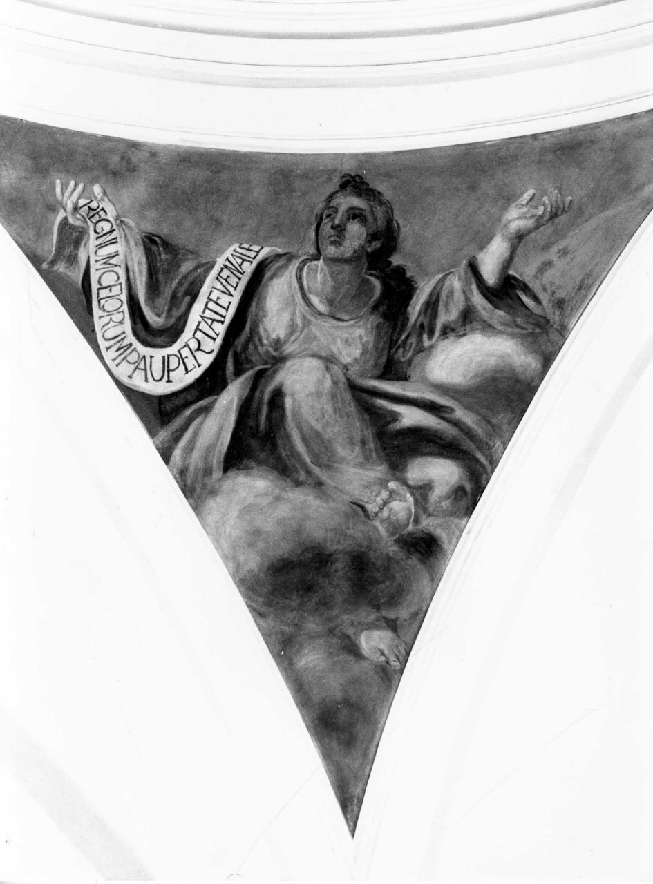 allegoria della Povertà (dipinto) di Rosi Agostino (sec. XVIII)