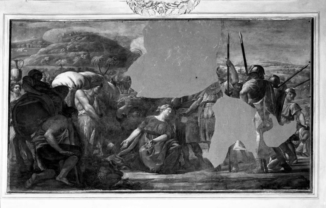 incontro di David e Abigail (dipinto) di Amigoli Stefano (sec. XVIII)
