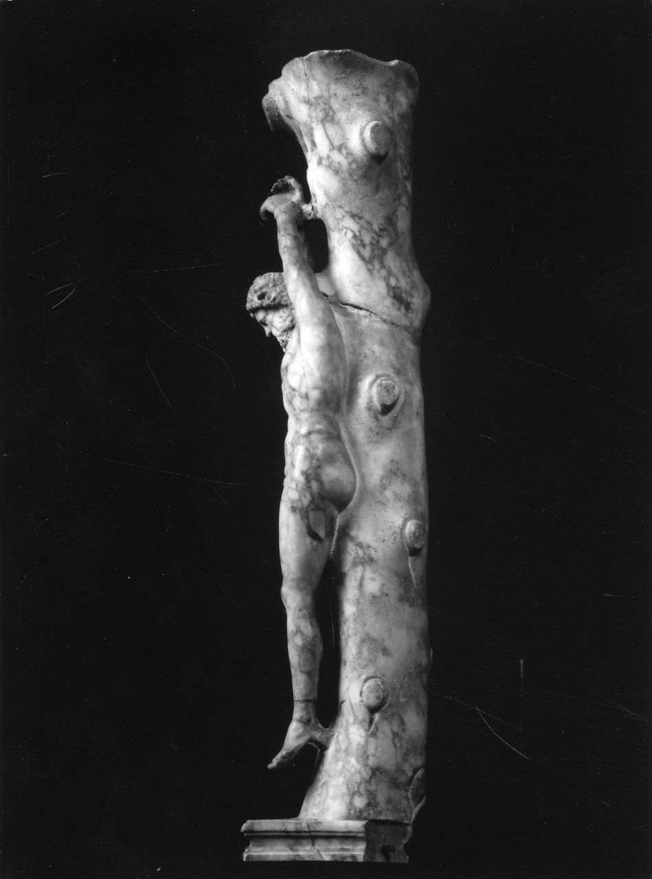 Marsia legato al tronco in attesa di essere scorticato (scultura) - ambito toscano (ultimo quarto sec. XVIII)
