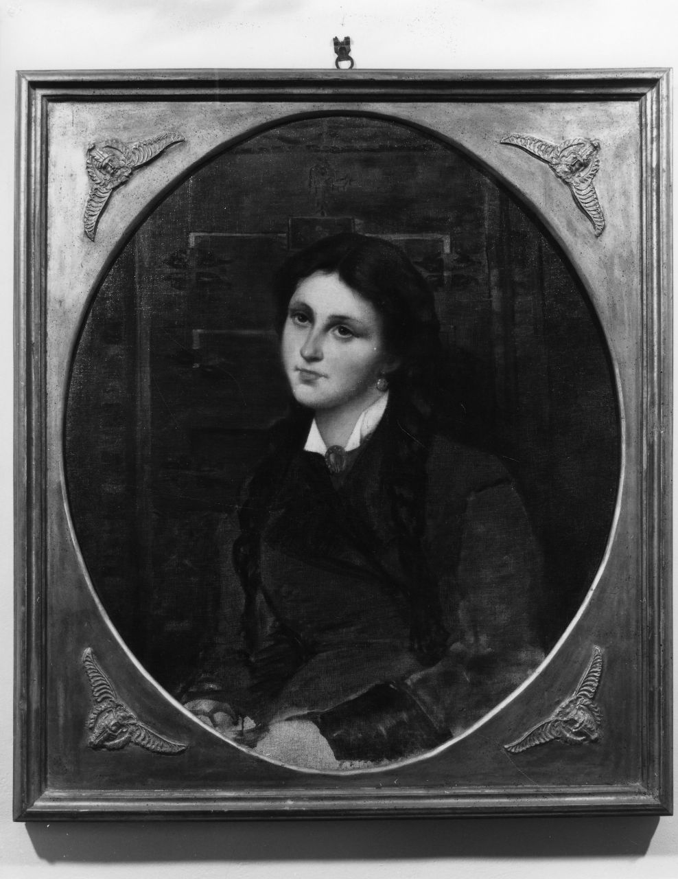 ritratto di donna (dipinto) di Ciseri Antonio (attribuito) (sec. XIX)