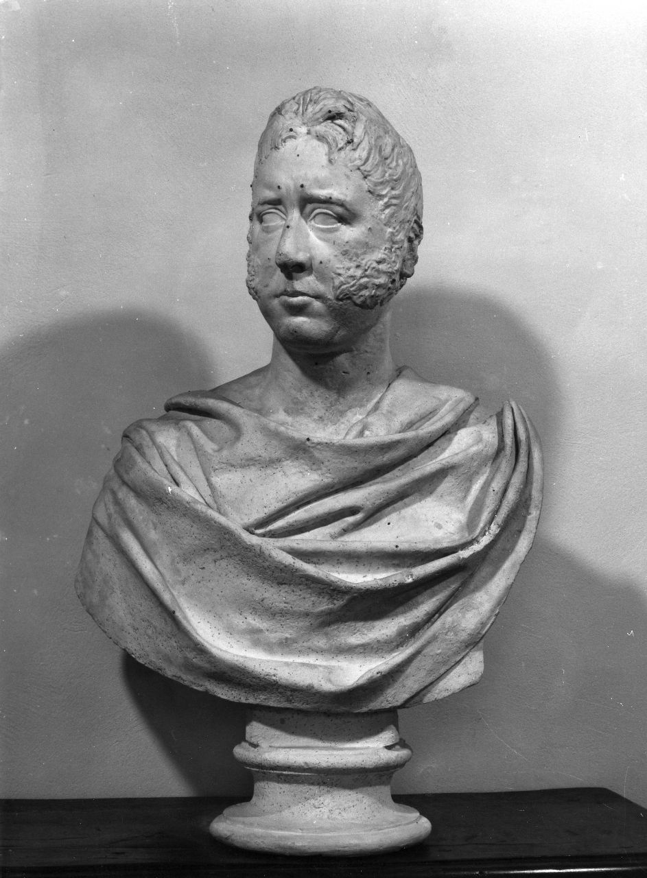 busto ritratto d'uomo (scultura) di Bartolini Lorenzo (sec. XIX)