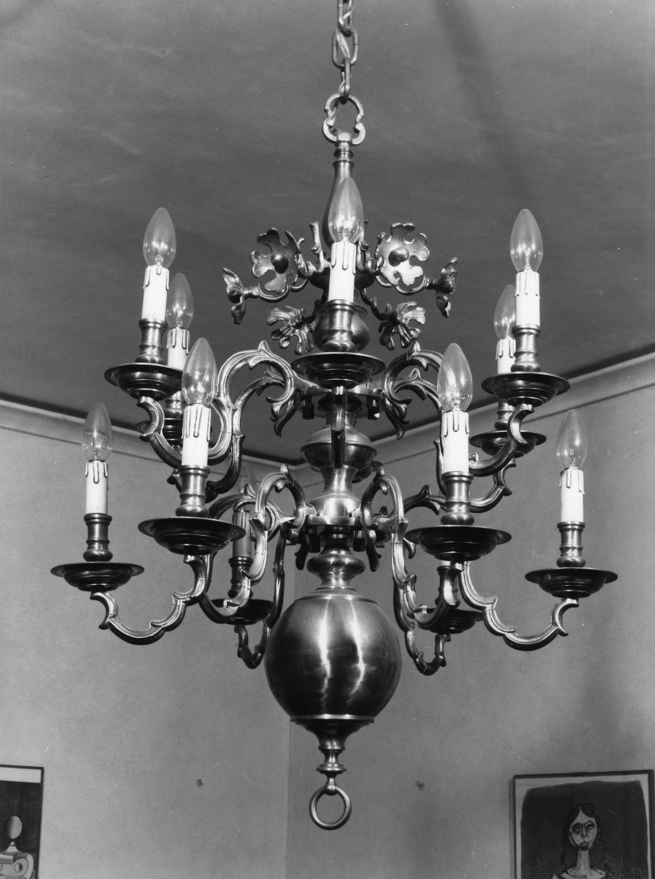 lampadario - a bracci, serie - bottega fiorentina (sec. XX)