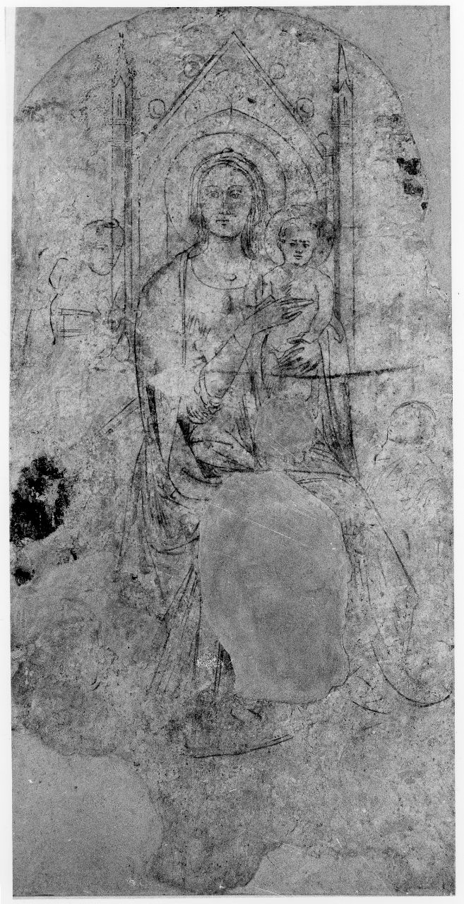 Madonna con Bambino e Santi (sinopia) - ambito fiorentino (prima metà sec. XV)