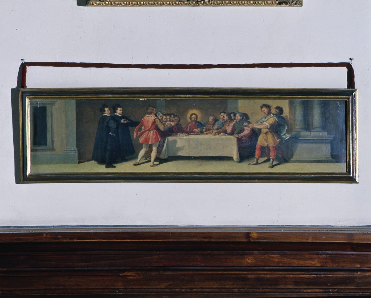 sette opere di Misericordia: dar da mangiare agli affamati (dipinto) di Santi di Tito (sec. XVI, sec. XVIII)
