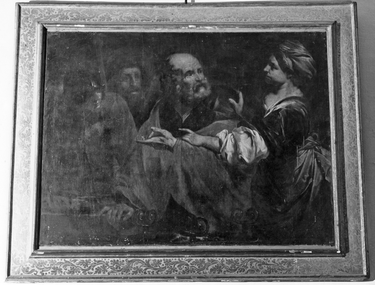 negazione di San Pietro (dipinto) di Assereto Gioacchino (sec. XVII)