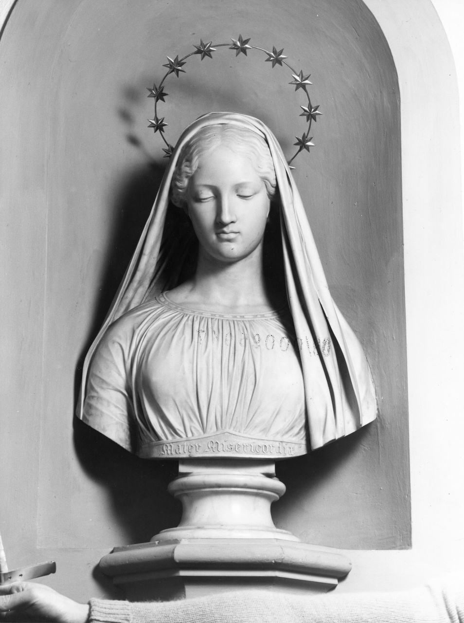 Maria Vergine (scultura) di Santarelli Emilio (seconda metà sec. XIX)