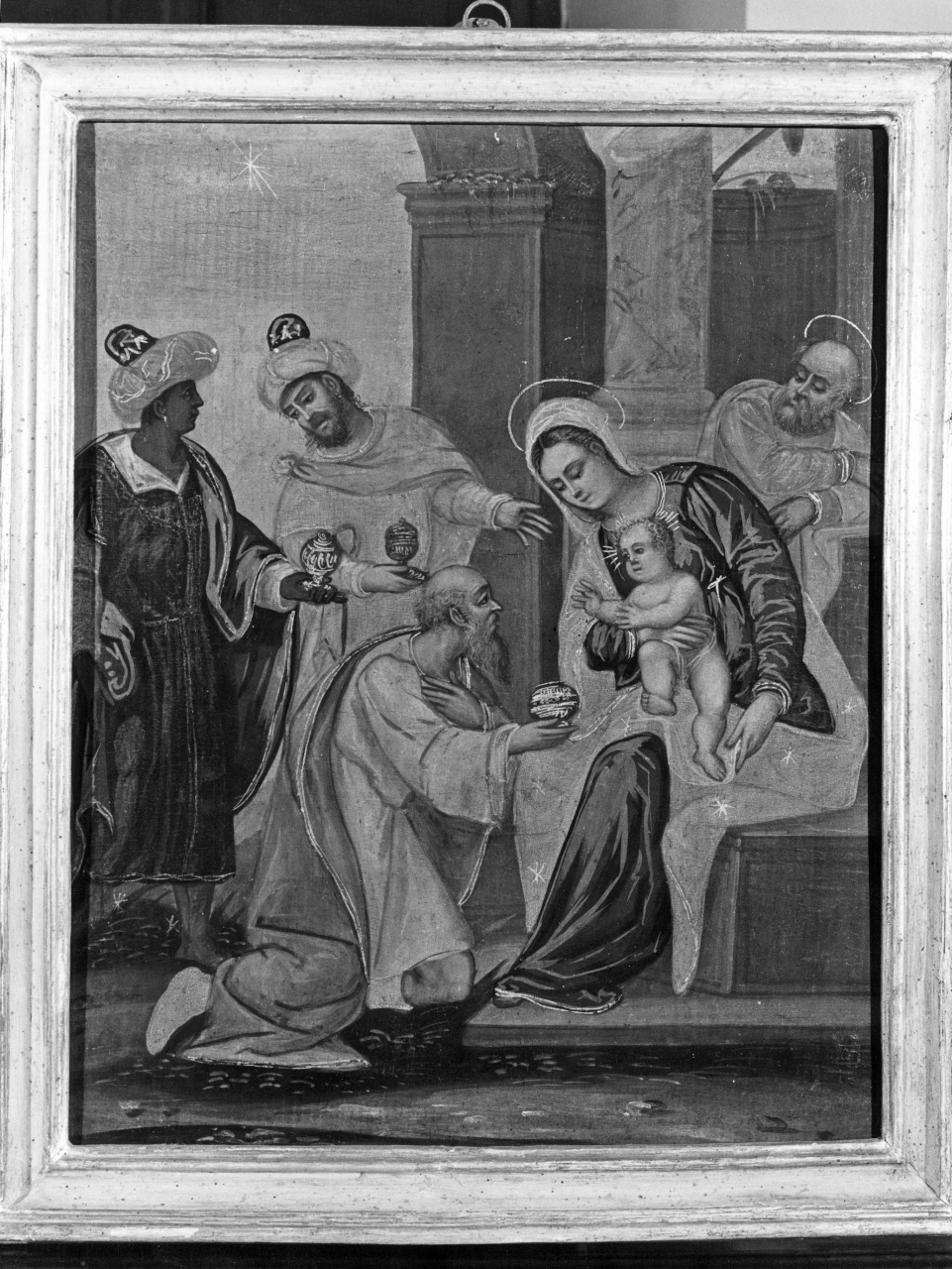adorazione dei Re Magi (dipinto) - ambito greco- veneto (sec. XVII)