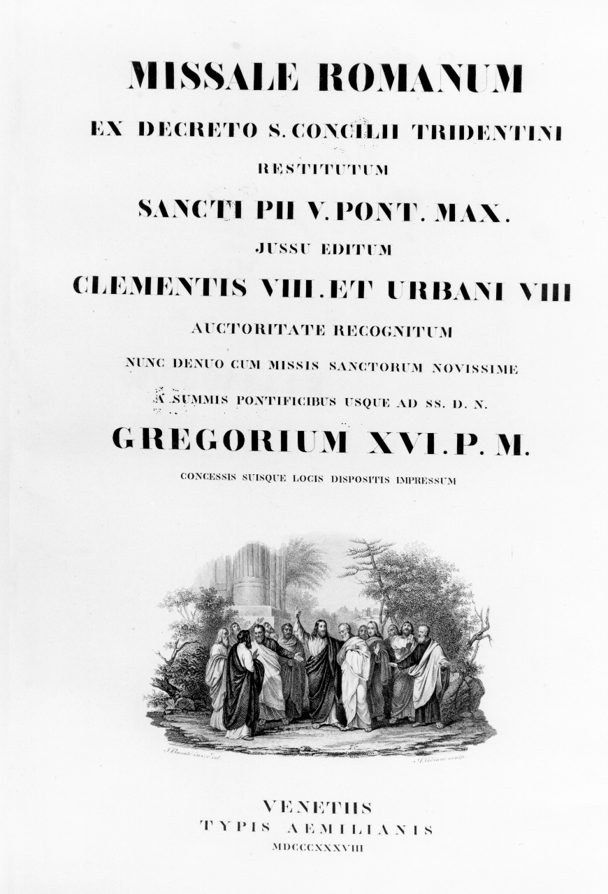 coperta di libro liturgico - bottega veneziana (sec. XIX)