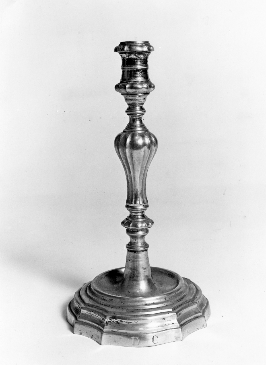 candeliere, serie - bottega fiorentina (metà sec. XVIII)